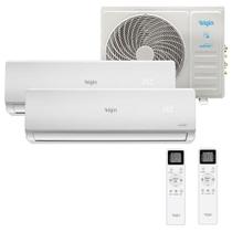 Ar Condicionado Bi Split Inverter Elgin 18000 BTUs (1x9000 + 1x18000) Quente e Frio 220V MTQE18C2CB Ar Condicionado Bi Split Inverter Elgin 18000 BTUs (1x9000 + 1x18000) Quente e Frio 220V MTQE18C2CB