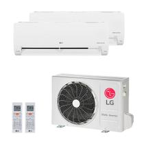 Ar Condicionado Bi Split Inverter LG 16.000 Btus (Hi Wall 9.000 + Hi Wall 12.000)Frio 220v R-32