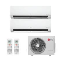 Ar Condicionado Bi Split Inverter LG 24.000 Btus (Hi Wall 12.000 + Hi Wall 18.000) Quente e Frio 220v R-32