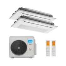 Ar Condicionado Bi Split Inverter Midea 36.000 Btus (2x Evap Cassete 1 Via 18.000) Quente e Frio 220v