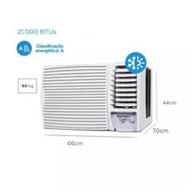 Ar Condicionado Janela Springer Midea Mecânico 21.000 BTUs Quente Frio 220v ZQK215BB Ar Condicionado Janela Springer Midea Mecânico 21.000 BTUs Quente Frio 220v ZQK215BB