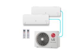 Ar-Condicionado LG AI Dual Inverter Voice Bi-Split Frio (Evaporadoras 9.000+12.000 BTU) 220V