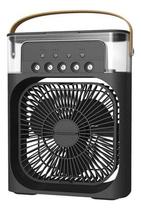 Ar Condicionado Mini Climatizador De Ar Frio Portátil Usb Nf / Preto / 110V/220V - FAN