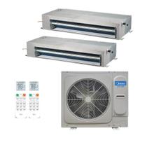 Ar Condicionado Mini VRF Inverter Midea Atom 78000 BTUs (Duto 28000 + 48000) Quente/Frio - 220V