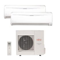 Ar Condicionado Multi Bi Split Inverter Fujitsu 35.000 Btus (1 Evap 18.000 e 1 Evap 24.000) Quente/Frio 220V Monofásico