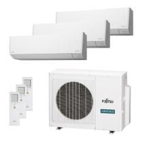 Ar-Condicionado Multi Split Inverter 18000 BTUs Fujitsu Airstage Premium Quente e Frio (2 Evap. HW 9000 + 1 Evap. HW 12000) 220V