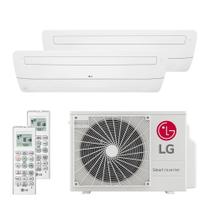 Ar-Condicionado Multi Split Inverter 18000 BTUs LG Quente e Frio (2 Evap. K7 1 VIA 12000) R32 220V Ar-Condicionado Multi Split Inverter 18000 BTUs LG Quente e Frio (2 Evap. K7 1 VIA 12000) R32 220V