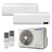 Ar-Condicionado Multi Split Inverter 18000 BTUs Samsung Quente e Frio (2 Evap. HW 9000) 220V