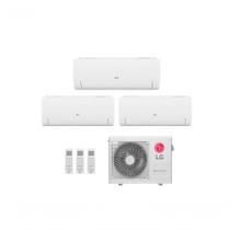 Ar Condicionado Multi Split Inverter 3 Ambientes (Hiwall 2X 9.000BTUS, 1X12.000BTUS) Quente/Frio WiFi Integrado 220V