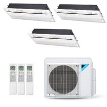 Ar-Condicionado Multi Split Inverter Daikin 28.000 BTUs (3x Evap Cassete 1 Via 12.000) Quente/Frio 220V