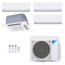 Ar-Condicionado Multi Split Inverter Daikin 34.000 (3x Evap HW 12.000 + 1x Evap Cassete 4 Vias 18.000) Quente/Frio 220V