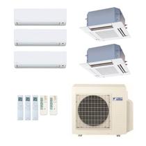 Ar-Condicionado Multi Split Inverter Daikin 38.000 (3x Evap HW 12.000 + 2x Evap Cassete 4 Vias 9.000) Quente/Frio 220V