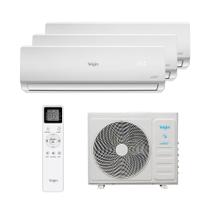 Ar Condicionado Multi Split Inverter Elgin Hw R-32 Wifi 27.000 BTUs (3 Evap 12.000) Quente-Frio 220V Monofásico Ar Condicionado Multi Split Inverter Elgin Hw R-32 Wifi 27.000 BTUs (3 Evap 12.000) Quente-Frio 220V Monofásico