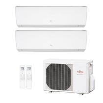 Ar-Condicionado Multi Split Inverter Fujitsu 18.000 (1x Evap HW 9.000 + 1x Evap HW 12.000) Quente/Frio 220V