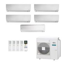 Ar-Condicionado Multi Split Inverter Fujitsu 45.000 (4x Evap HW 9.000 + 1x Evap HW 24.000) Quente/Frio 220V