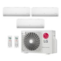 Ar Condicionado Multi Split Inverter Hi Wall LG 21000 BTUs (2x9000+12000) Quente/Frio Z3UW21GFB1.AWGZBR1 - 220V