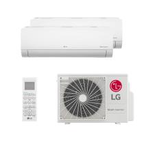 Ar Condicionado Multi Split Inverter Hw LG 18.000 Btus (2x Evap 9.000) Quente/frio 220V Monofásico