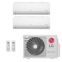 Ar-Condicionado Multi Split Inverter LG 18.000 (1x Evap HW 7.000 + 1x Evap HW 12.000) Quente/Frio 220V