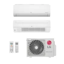 Ar-Condicionado Multi Split Inverter LG 18.000 (1x Evap HW 9.000 + 1x Evap Cassete 1 Via 12.000) Quente/Frio 220V