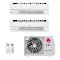 Ar-Condicionado Multi Split Inverter LG 18.000 (2x Evap Cassete 1 Via 12.000) Quente/Frio 220V R-32