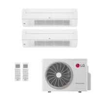 Ar-Condicionado Multi Split Inverter LG 18.000 (2x Evap Cassete 1 Via 9.000) Só Frio 220V