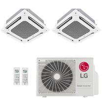 Ar-Condicionado Multi Split Inverter LG 18.000 (2x Evap Cassete 4 Vias 9.000) Quente/Frio 220V