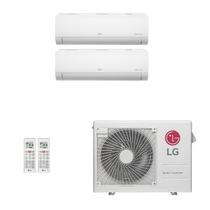 Ar-Condicionado Multi Split Inverter LG 21.000 (1x Evap HW 9.000 + 1x Evap HW 12.000) Quente/Frio 220V