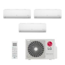 Ar Condicionado Multi Split Inverter LG 21.000 BTUs (2 Evap 9.000 e 1 Evap 12.000) Quente-Frio 220V Monofásico Ar Condicionado Multi Split Inverter LG 21.000 BTUs (2 Evap 9.000 e 1 Evap 12.000) Quente-Frio 220V Monofásico