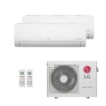 Ar-Condicionado Multi Split Inverter LG 24.000 (1x Evap HW 12.000 + 1x Evap HW 18.000) Quente/Frio 220V