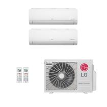 Ar-Condicionado Multi Split Inverter LG 24.000 (1x Evap HW 12.000 + 1x Evap HW 18.000) Só Frio 220V