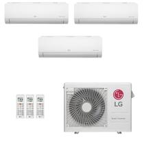Ar-Condicionado Multi Split Inverter LG 24.000 (1x Evap HW 7.000 + 1x Evap HW 9.000 + 1x Evap HW 12.000) Quente/Frio 220V