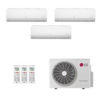 Ar-Condicionado Multi Split Inverter LG 24.000 (1x Evap HW 7.000 + 1x Evap HW 9.000 + 1x Evap HW 12.000) Só Frio 220V