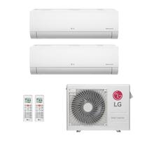 Ar-Condicionado Multi Split Inverter LG 24.000 (1x Evap HW 9.000 + 1x Evap HW 12.000) Quente/Frio 220V