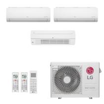 Ar-Condicionado Multi Split Inverter LG 24.000 (2x Evap HW 9.000 + 1x Evap Cassete 1 Via 18.000) Quente/Frio 220V