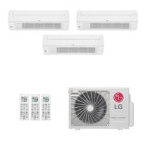 Ar-Condicionado Multi Split Inverter LG 24.000 (3x Evap Cassete 1 Via 7.000) Só Frio 220V