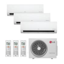 Ar Condicionado Multi Split Inverter LG 24.000 Btus (2x Hi Wall 9.000 + Hi Wall 12.000) Frio 220V Ar Condicionado Multi Split Inverter LG 24.000 Btus (2x Hi Wall 9.000 + Hi Wall 12.000) Frio 220V