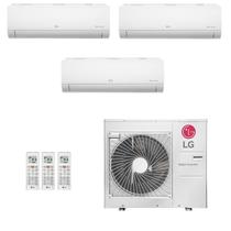 Ar-Condicionado Multi Split Inverter LG 30.000 (1x Evap HW 7.000 + 2x Evap HW 12.000) Quente/Frio 220V