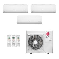 Ar-Condicionado Multi Split Inverter LG 30.000 (1x Evap HW 9.000 + 1x Evap HW 12.000 + 1x Evap HW 24.000) Quente/Frio 220V