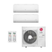 Ar-Condicionado Multi Split Inverter LG 30.000 (1x Evap HW 9.000 + 1x Evap HW 24.000) Quente/Frio 220V