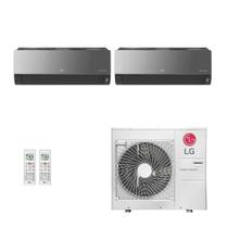 Ar-Condicionado Multi Split Inverter LG 30.000 (1x Evap HW Artcool 12.000 + 1x Evap HW Artcool 18.000) Quente/Frio 220V