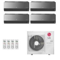 Ar-Condicionado Multi Split Inverter LG 30.000 (1x Evap HW Artcool 7.000 + 1x Evap HW Artcool 9.000 + 2x Evap HW Artcool 12.000) Quente/Frio 220V