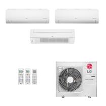 Ar-Condicionado Multi Split Inverter LG 30.000 (2x Evap HW 12.000 + 1x Evap Cassete 1 Via 18.000) Quente/Frio 220V