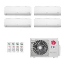 Ar-Condicionado Multi Split Inverter LG 30.000 (2x Evap HW 9.000 + 2x Evap HW 12.000) Só Frio 220V