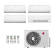 Ar-Condicionado Multi Split Inverter LG 30.000 (3x Evap HW 9.000 + 1x Evap Cassete 1 Via 12.000) Só Frio 220V Ar-Condicionado Multi Split Inverter LG 30.000 (3x Evap HW 9.000 + 1x Evap Cassete 1 Via 12.000) Só Frio 220V