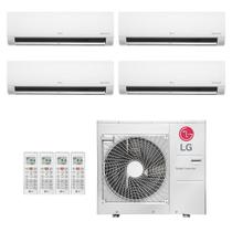 Ar-Condicionado Multi Split Inverter LG 30.000 (3x Evap HW 9.000 + 1x Evap HW 18.000) R -32 Quente/Frio 220V