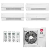 Ar-Condicionado Multi Split Inverter LG 30.000 (4x Evap Cassete 1 Via 12.000) Quente/Frio 220V Ar-Condicionado Multi Split Inverter LG 30.000 (4x Evap Cassete 1 Via 12.000) Quente/Frio 220V