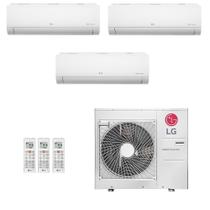 Ar-Condicionado Multi Split Inverter LG 36.000 (1x Evap HW 9.000 + 1x Evap HW 12.000 + 1x Evap HW 24.000) Quente/Frio 220V