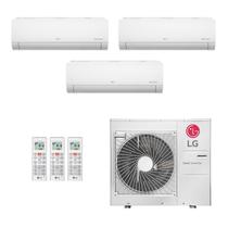 Ar-Condicionado Multi Split Inverter LG 36.000 (1x Evap HW 9.000 + 1x Evap HW 12.000 + 1x Evap HW 24.000) Quente/Frio 220V