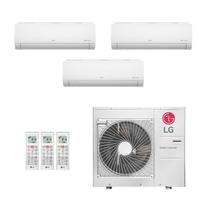 Ar-Condicionado Multi Split Inverter LG 36.000 (2x Evap HW 9.000 + 1x Evap HW 24.000) Quente/Frio 220V