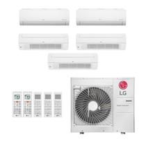 Ar-Condicionado Multi Split Inverter LG 48.000 (2x Evap HW 9.000 + 3x Evap Cassete 1 Via 18.000) Quente/Frio 220V